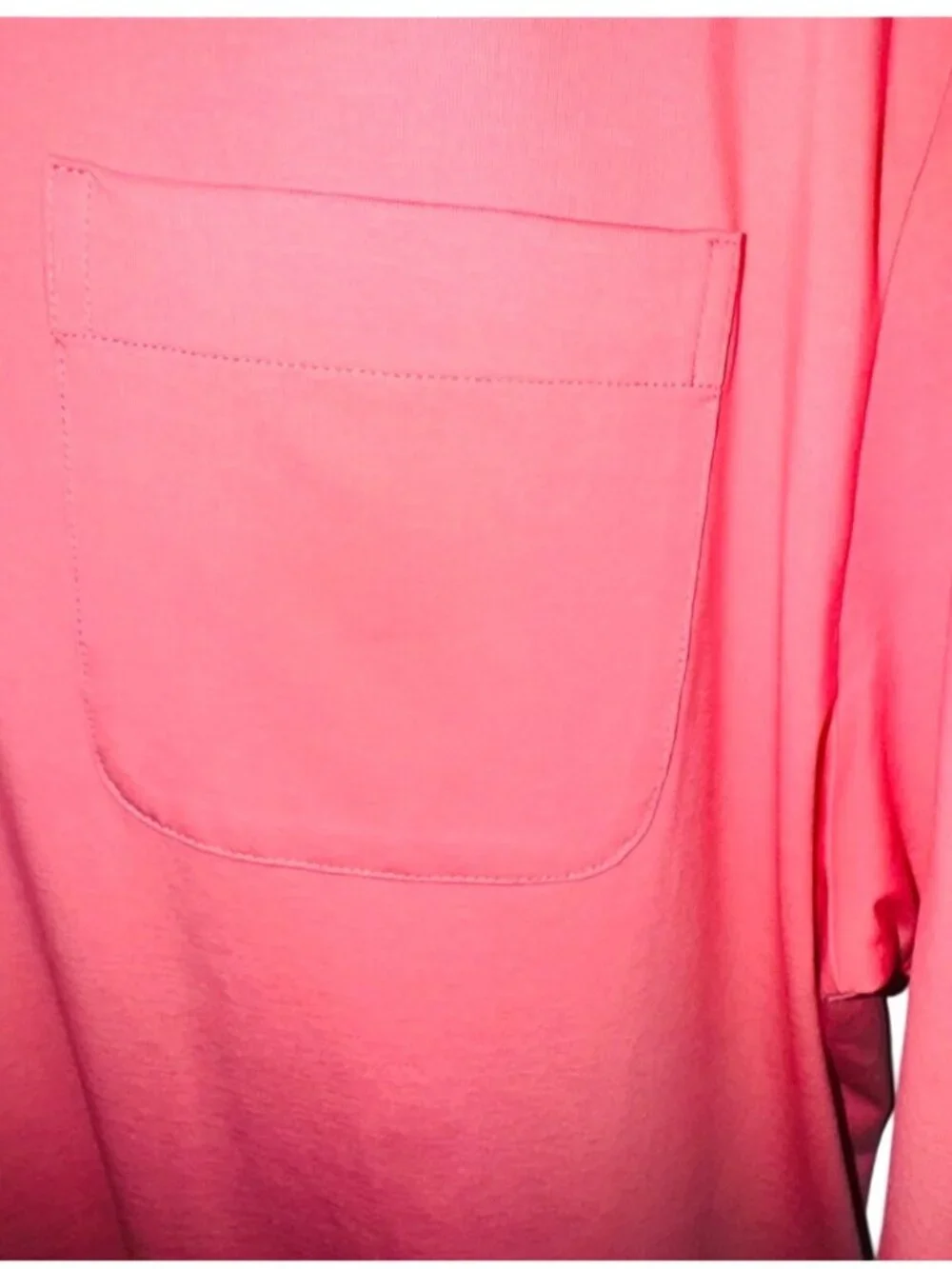 Footjoy Coral Pink Golf Polo Shirt Supima Cotton Stretch Mens M Casual Dri Fit